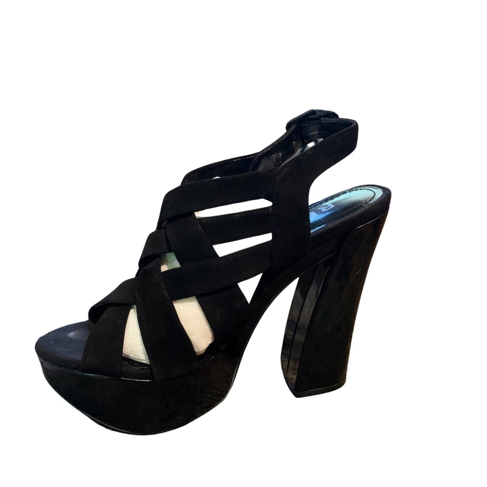 NEVER WORN!  Report “Virginia” sz. 7.5. Black suede. Platform.